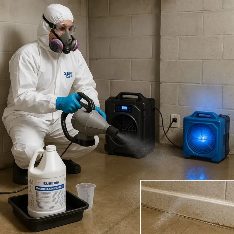 Sanitization and Odor Removal process in Winslow, ME