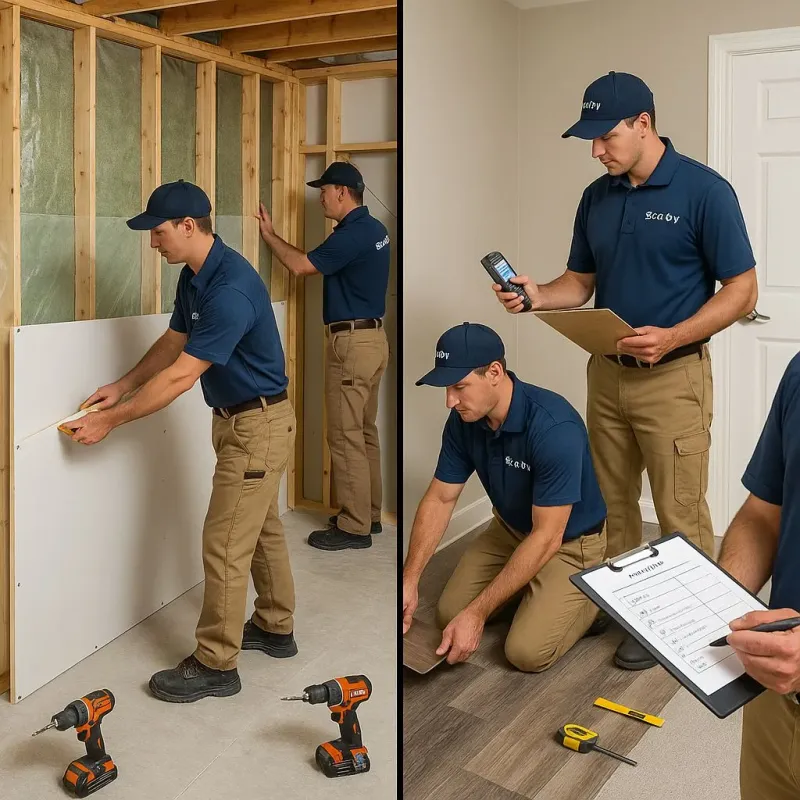 Repairs and Reconstruction process in Winslow, ME